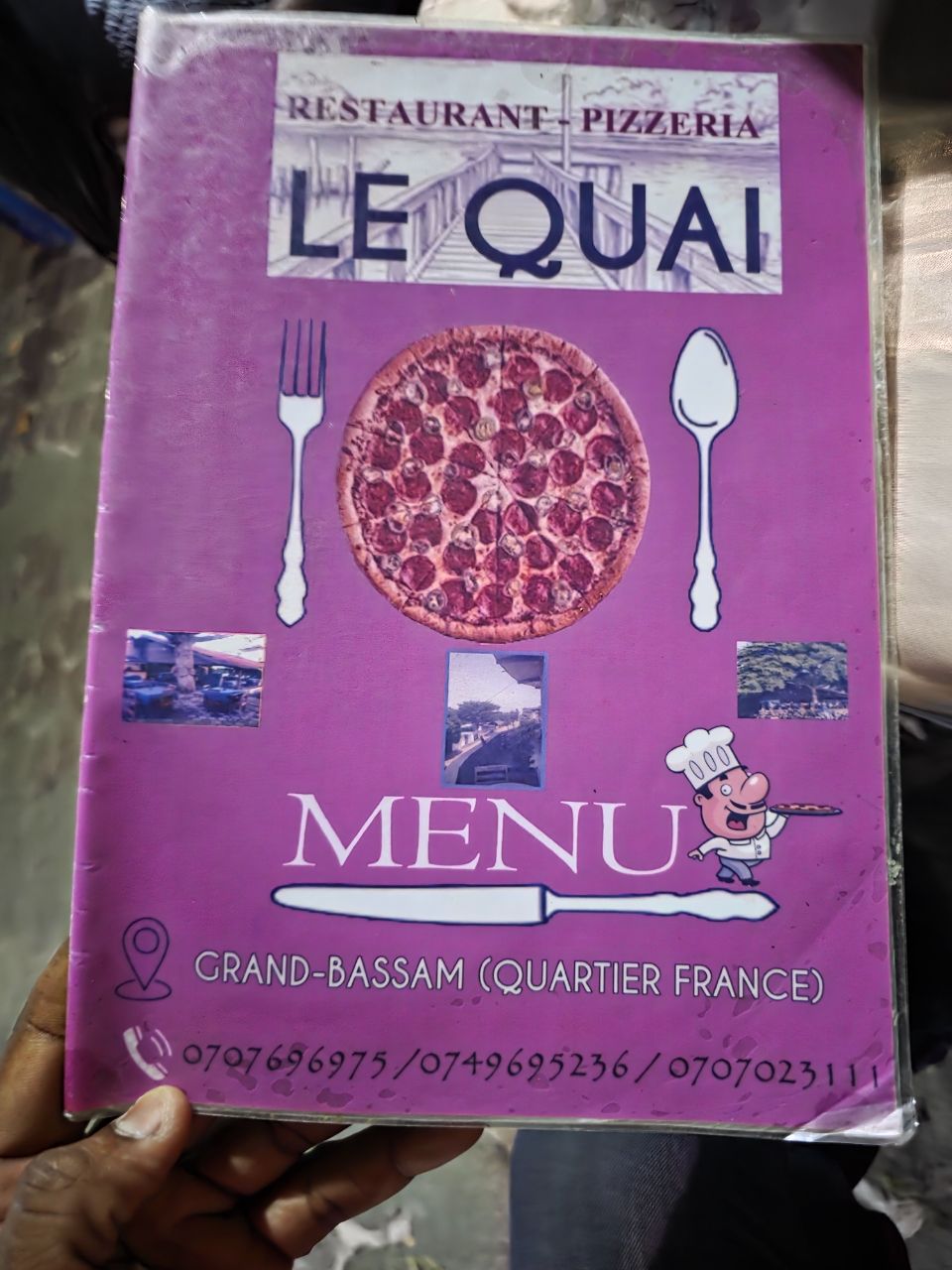 Devant du lieu